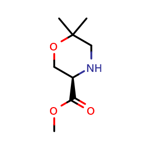 (R)-methyl 6,6-dimethyl-morpholine-3-carboxylate