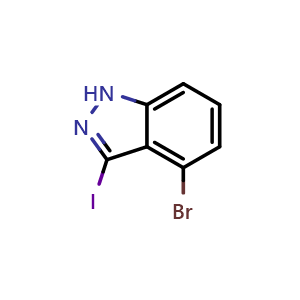 4-Bromo-3-iodoindazole