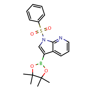 1-(phenylsulfonyl)-3-(4,4,5,5-tetramethyl-1,3,2-dioxaborolan-2-yl)-1H-pyrrolo[2,3-b]pyridine