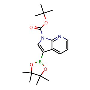 tert-butyl 3-(4,4,5,5-tetramethyl-1,3,2-dioxaborolan-2-yl)-1H-pyrrolo[2,3-b]pyridine-1-carboxylate