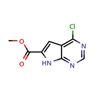 4-Chloro-7H-pyrrolo[2,3-d]pyrimidine-6-carboxylic acid methyl ester