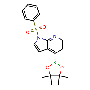 1-(phenylsulfonyl)-4-(4,4,5,5-tetramethyl-1,3,2-dioxaborolan-2-yl)-1H-pyrrolo[2,3-b]pyridine