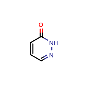 Chemical structure of 3-Hydroxypyridazine , CAS 504-30-3, AChemBlock C-2425