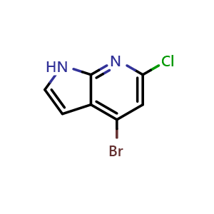 4-Bromo-6-chloro-1H-pyrrolo[2,3-b]pyridine
