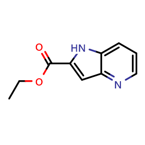 Chemical structure of Ethyl 4-azaindole-2-carboxylate , CAS 17288-32-3, AChemBlock C-2820