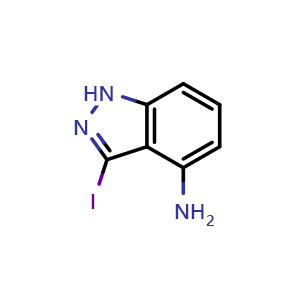 4-Amino-3-iodo-1H-indazole