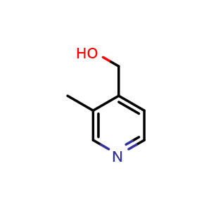 Chemical structure of 4-Hydroxymethyl-3-methylpyridine , CAS 38070-73-4, AChemBlock C-2894