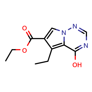 Ethyl 5-ethyl-4-hydroxypyrrolo[1,2-f][1,2,4]triazine-6-carboxylate