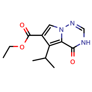 Ethyl 4-hydroxy-5-isopropylpyrrolo[1,2-f][1,2,4]triazine-6-carboxylate