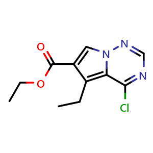 Ethyl 4-chloro-5-ethylpyrrolo[1,2-f][1,2,4]triazine-6-carboxylate