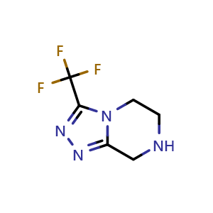 3-Trifluoromethyl-5,6,7,8-tetrahydro-[1,2,4]triazolo[4,3-a]pyrazine