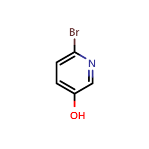Chemical structure of 2-Bromo-5-hydroxypyridine , CAS 55717-45-8, AChemBlock C-3384
