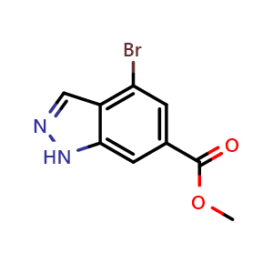 Methyl 4-bromo-6-(1H)-indazole carboxylate