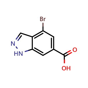 4-Bromo-6-(1H)-indazole carboxylic acid