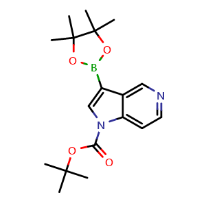 tert-butyl 3-(4,4,5,5-tetramethyl-1,3,2-dioxaborolan-2-yl)-1H-pyrrolo[3,2-c]pyridine-1-carboxylate