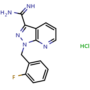 1-(2-Fluoro-benzyl)-1H-pyrazolo[3,4-b]pyridine-3-carboxamidine hydrochloride