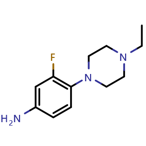 4-(4-Ethyl-1-piperazinyl)-3-fluorobenzenamine