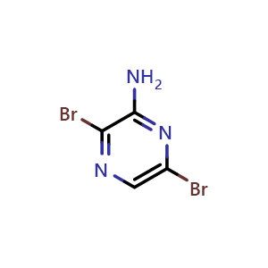 2-Amino-3,6-dibromopyrazine