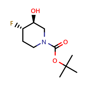 trans-1-Boc-4-fluoro-3-hydroxypiperidine