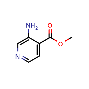 Chemical structure of Methyl 3-aminoisonicotinate , CAS 55279-30-6, AChemBlock C-3596