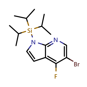 5-Bromo-4-fluoro-1-(triisopropylsilanyl)-7-azaindole