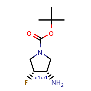 cis-1-Boc-3-amino-4-fluoropyrrolidine