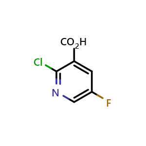 2-Chloro-5-fluoronicotinic acid