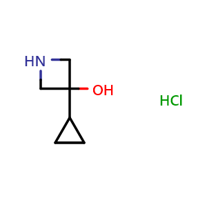 3-Cyclopropylazetidin-3-ol hydrochloride