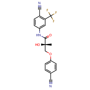 (S)-3-(4-Cyanophenoxy)-N-(4-cyano-3-(trifluoromethyl)phenyl)-2-hydroxy-2-methylpropanamide