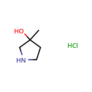 3-Hydroxy-3-methylpyrrolidine hydrochloride