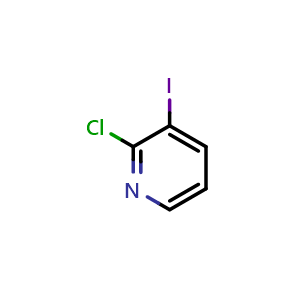 Chemical structure of 2-Chloro-3-iodopyridine , CAS 78607-36-0, AChemBlock E-3058