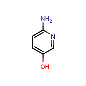 Chemical structure of 2-Amino-5-hydroxypyridine , CAS 55717-46-9, AChemBlock E-3088