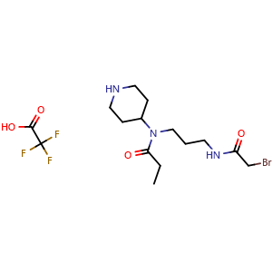 N-[3-(2-Bromo-acetylamino)-propyl]-N-piperidin-4-yl-propionamide TFA salt