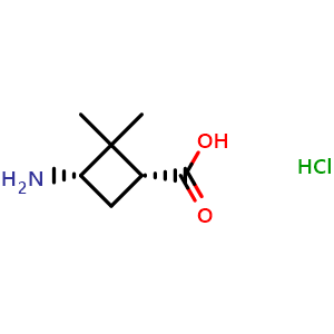 (1R,3S)-3-amino-2,2-dimethylcyclobutane-1-carboxylic acid hydrochloride