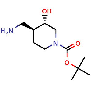 tert-Butyl (3S,4S)-4-(Aminomethyl)-3-hydroxy-1-piperidinecarboxylate