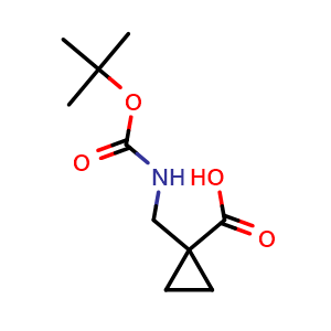 Chemical structure of Boc-Amcp-OH , CAS 204376-48-7, AChemBlock F-4210