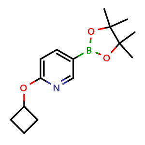 2-cyclobutoxy-5-(4,4,5,5-tetramethyl-1,3,2-dioxaborolan-2-yl)pyridine
