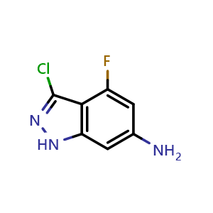 6-Amino-3-chloro-4-fluoro (1H)indazole