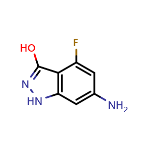 6-Amino-4-fluoro-3-hydroxyindazole