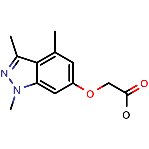 2-[(3-Chloro-1,4-dimethyl-1H-pyrazolo[3,4-b]pyridin-6-yl)oxy]-acetic acid