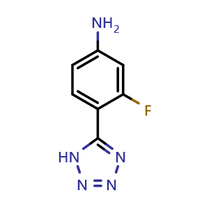 3-Fluoro-4-(2H-tetrazol-5-yl)-phenylamine