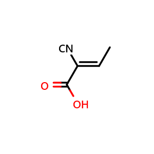 2-Cyano-but-2-enoic acid