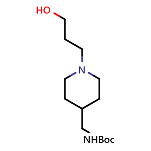 [1-(3-Hydroxy-propyl)-piperidin-4-ylmethyl]-carbamic acid tert-butyl ester