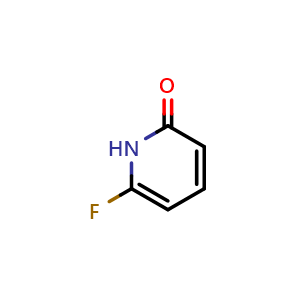Chemical structure of 6-Fluoro-2(1H)-pyridinone , CAS 50543-23-2, AChemBlock F-4400