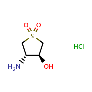 (3S,4S)-4-Amino-1,1-dioxo-tetrahydro-1lambda 6-thiophen-3-ol hydrochloride