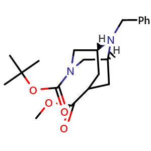 9-Benzyl-3,9-diaza-bicyclo[3.3.1]nonane-3,7-dicarboxylic acid 3-tert-butyl ester 7-methyl ester