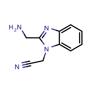 2-[2-(Aminomethyl)-1H-1,3-benzodiazol-1-yl]acetonitrile