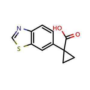 1-Benzothiazol-6-yl-cyclopropanecarboxylic acid