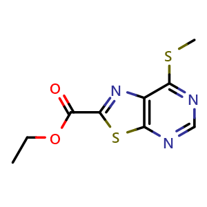 7-Methylsulfanyl-thiazolo[5,4-d]pyrimidine-2-carboxylic acid ethyl ester