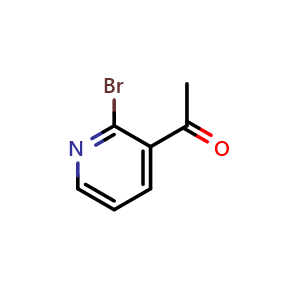 Chemical structure of 3-Acetyl-2-bromopyridine , CAS 84199-61-1, AChemBlock F-4747